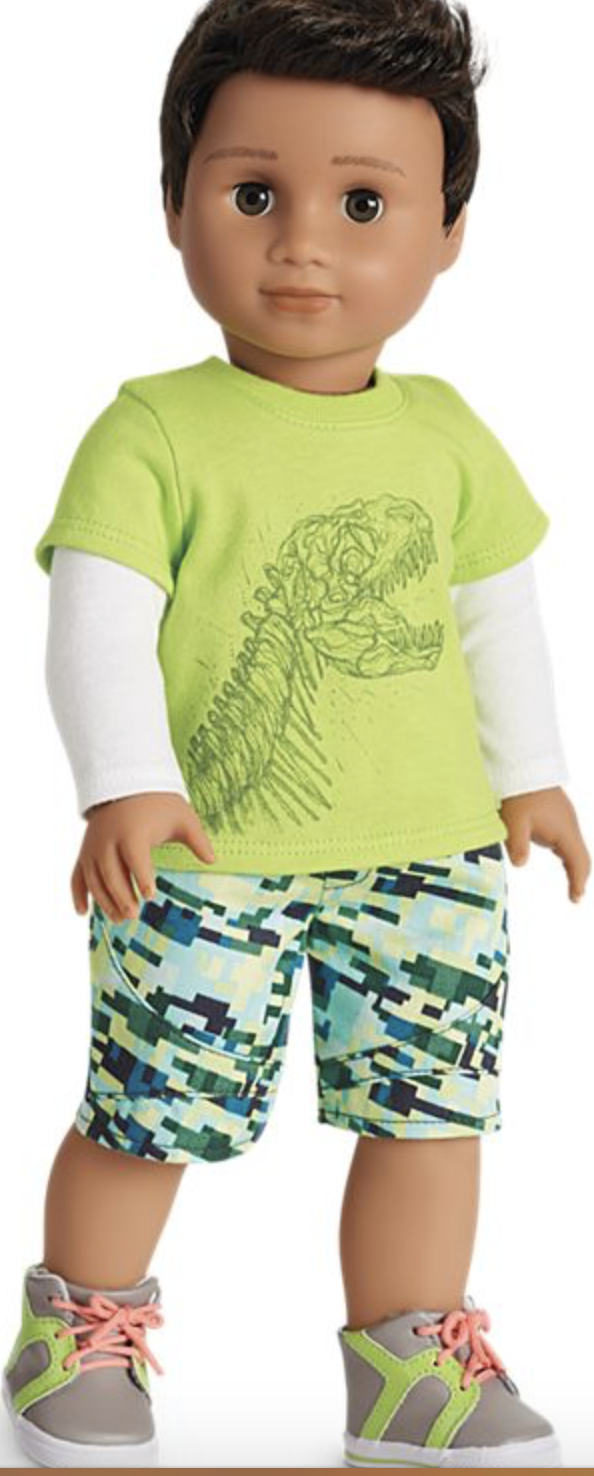 Brandamerican Girl Dino-mite Dinosaur Outfit for Boy Doll 2018 for sale online